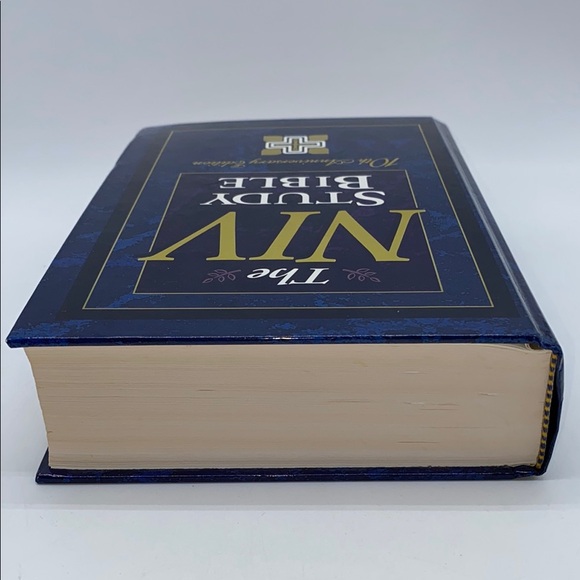 NIV Study Bible 10th Anniversary Edition New International Version Hardcover - Picture 7 of 16